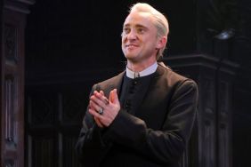 Harry Potter's Tom Felton Has a Malfoy Reunion on Broadway