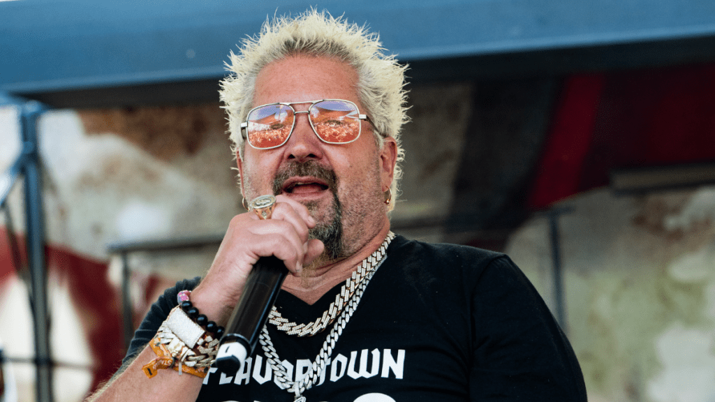 Guy Fieri Details On-Set Fall That ‘Snapped’ His Muscle ‘In Half’