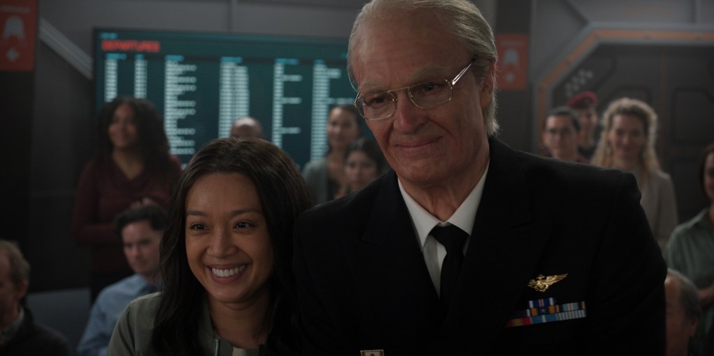 Cynthy Wu and Joel Kinnaman in For All Mankind Season 5.