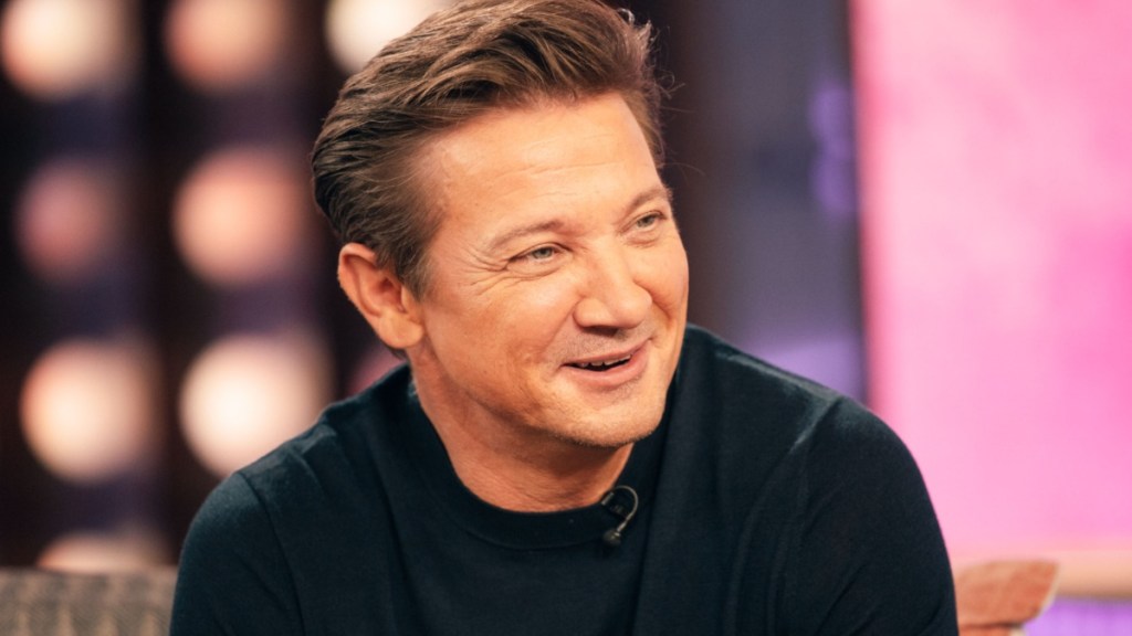 Jeremy Renner Rides a Snowmobile in New Video