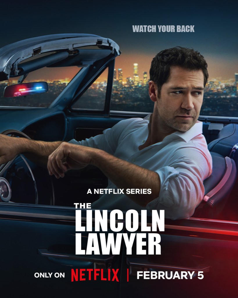 The Lincoln Lawyer Season 4 poster for Netflix.