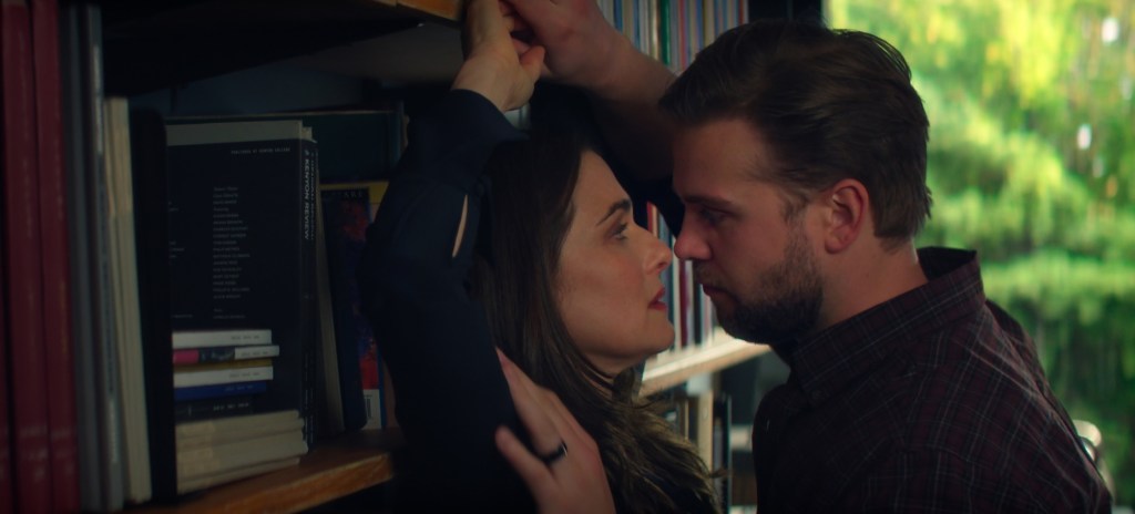 Rachel Weisz and Leo Woodall in Vladimir.