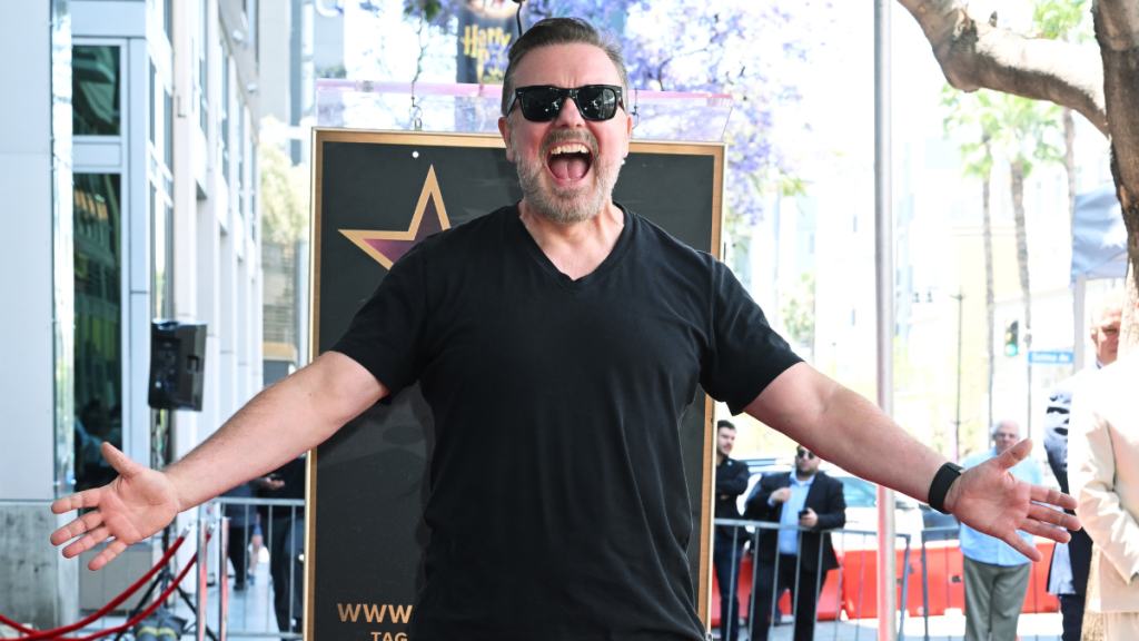 Ricky Gervais Ridicules Celebrities for Political Statements After Grammys