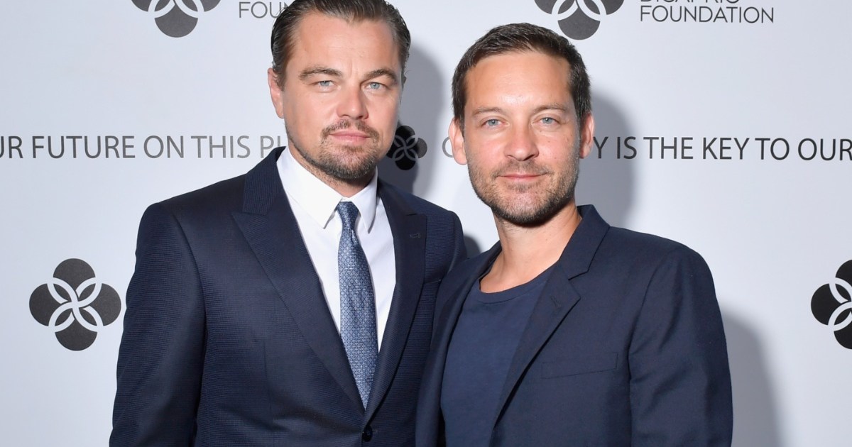 Watch Leonardo DiCaprio & Tobey Maguire Dance as Ice Cube Raps at Super Bowl Party