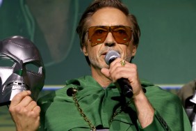 Robert Downey Jr. Wears Doctor Doom Super Bowl T-Shirt