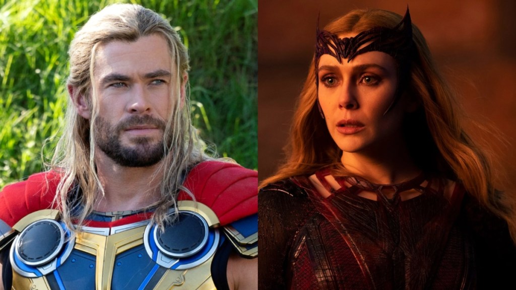 Thor vs Wanda Chris Hemsworth