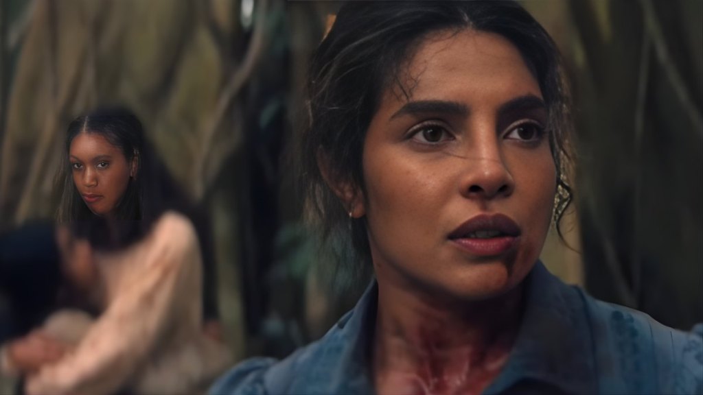 Bloodied Priyanka Chopra Jonas Hunted by Karl Urban in New Movie Clip