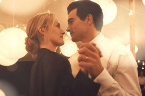 Paul Kelly and Sarah Pidgeon in FX's Love Story: John F. Kennedy Jr. & Carolyn Bessette.