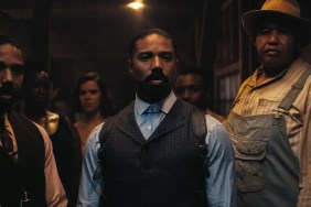 Michael B. Jordan stands in Sinners.