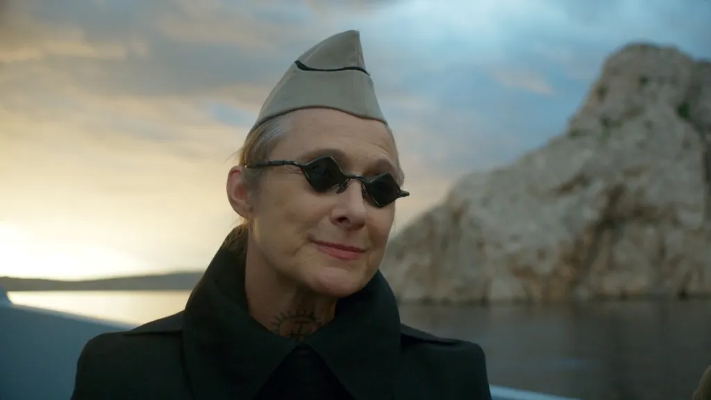 Caroline Goodall Storm Rider Interview 'Waterworld Meets Hunger Games'