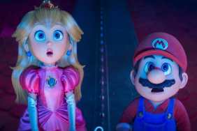 Peach and Mario in The Super Mario Galaxy Movie.