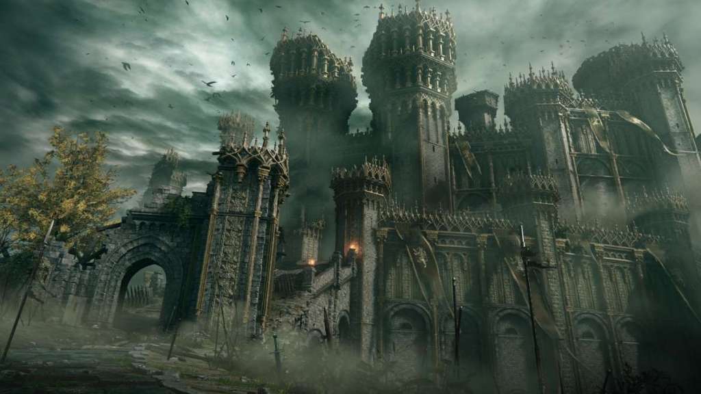 A castle in Elden Ring.
