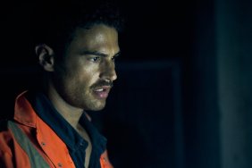 Theo James Talks Twist-Filled Fuze, Reveals His Favorite Heist Movie | Interview