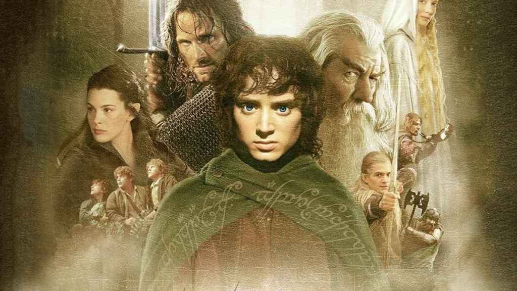 The poster for The Lord of the Rings.