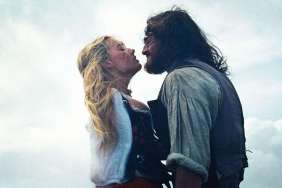 Margot Robbie and Jacob Elorid in Wuthering Heights.