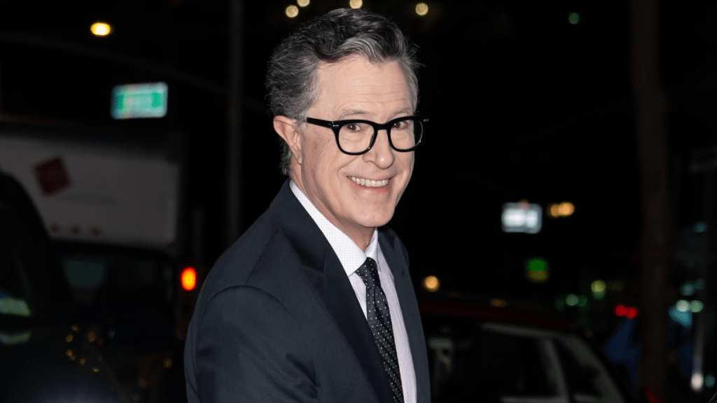 Stephen Colbert Kisses 2 Huge Marvel Stars After Jimmy Fallon
