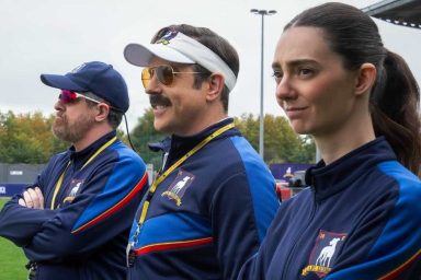 Still photo from Ted Lasso, one of the most anticipated upcoming TV series of 2026.