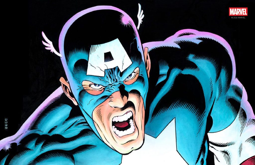 Captain America Saves the Day, Fights Wolverine in New Marvel Art Book | Exclusive