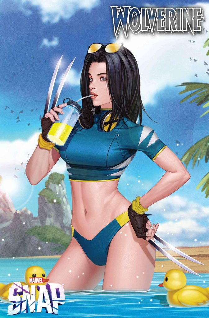 Marvel Snap Swimsuit Variant Covers Feature Wolverine, Gwenpool, Mystique, & More