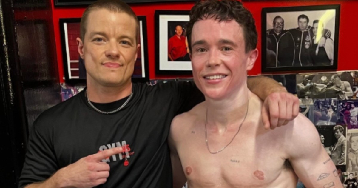 Elliot Page Looks Shredded in Shirtless Photo & Videos From Boxing Training