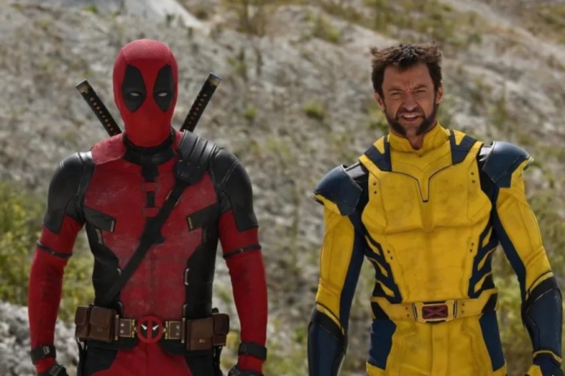 Hugh Jackman & Ryan Reynolds Have a Deadpool & Wolverine Reunion at Yankees Game
