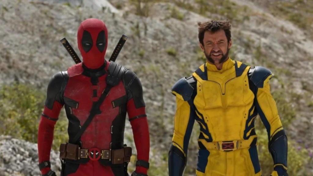 Hugh Jackman & Ryan Reynolds Have a Deadpool & Wolverine Reunion at Yankees Game image