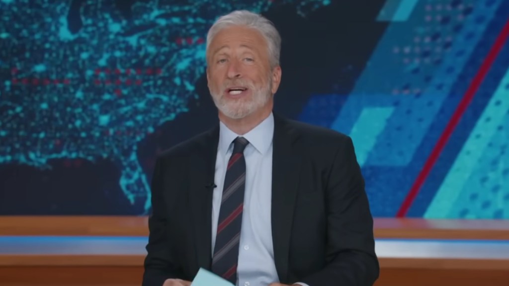 ‘Really F—ing Green’: Jon Stewart Targets Donald Trump Over Pool Algae image