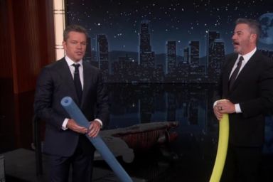 Matt Damon Revives Jimmy Kimmel Feud With Trojan Horse Odyssey Stunt: 'No Takebacks B----’