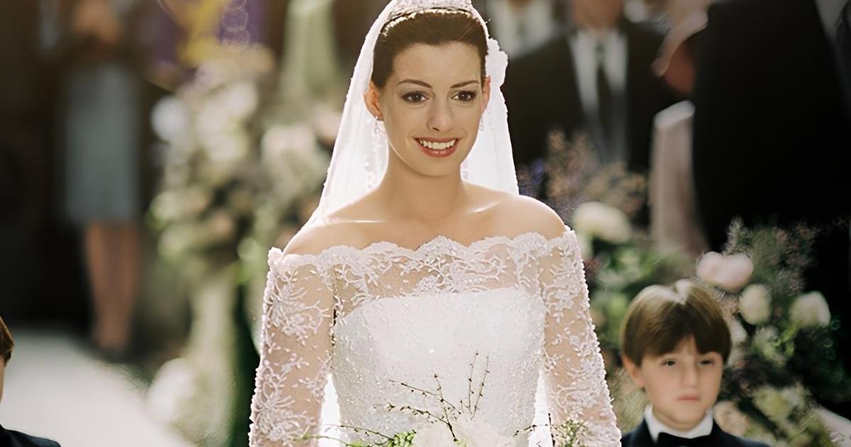 wedding dress from princess diaries Walt A Royal-Inspired Wedding Weekend With
