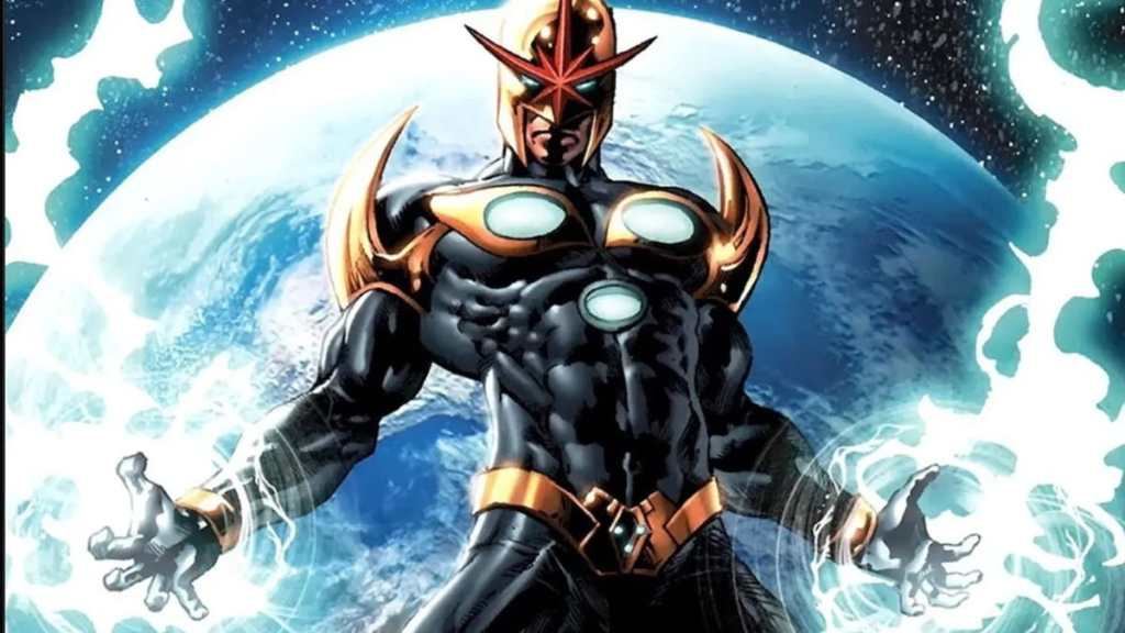 Marvel's Nova character powers up.