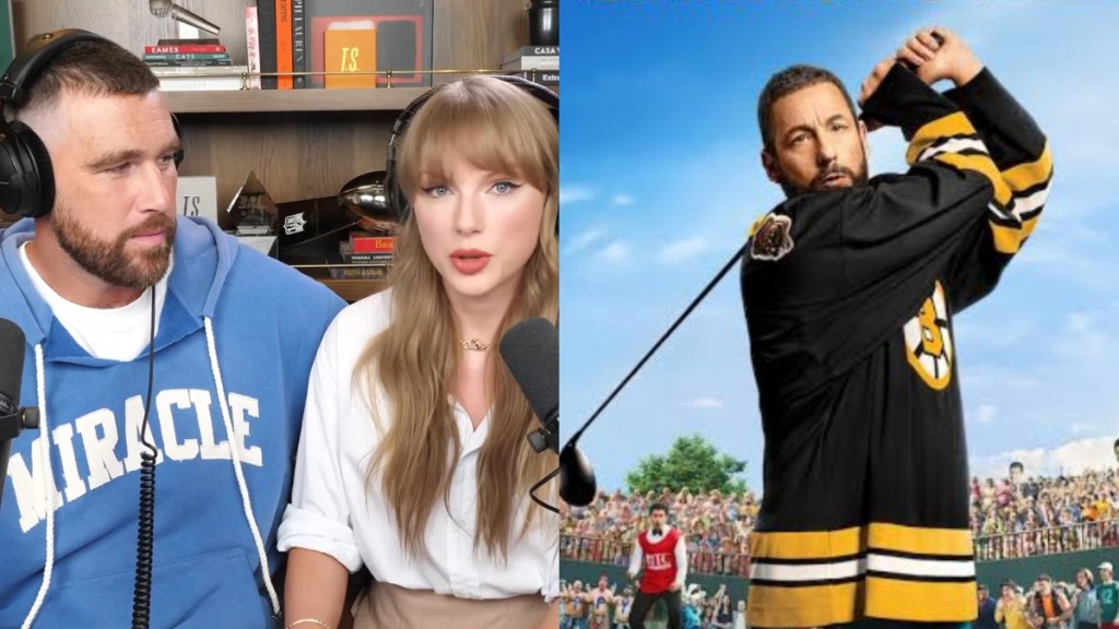 Taylor Swift & Travis Kelce Gave Adam Sandler 1 of His Most Surprising Roles at Their Wedding image