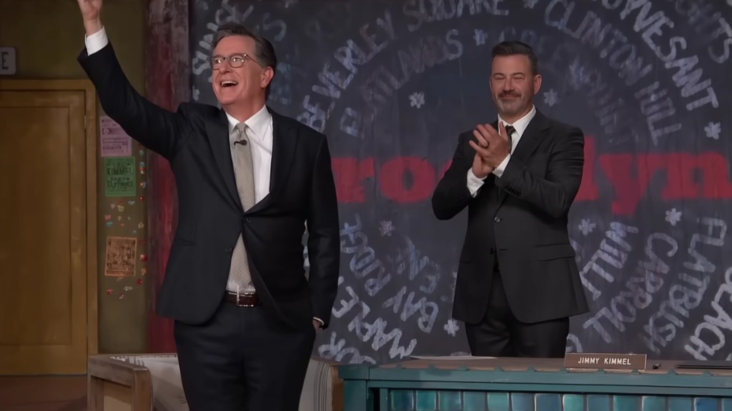 After Late Show Cancellation, Stephen Colbert Said No to Jimmy Kimmel’s Big Offer image