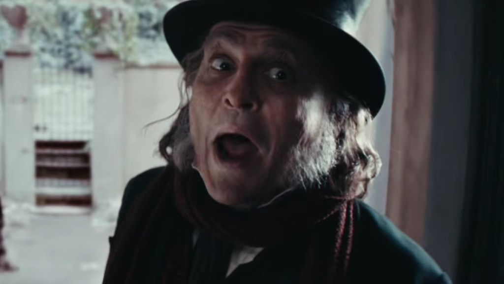‘It’s Good To Be Back’: Ebenezer Trailer Previews Johnny Depp’s Hilarious Scrooge Performance image