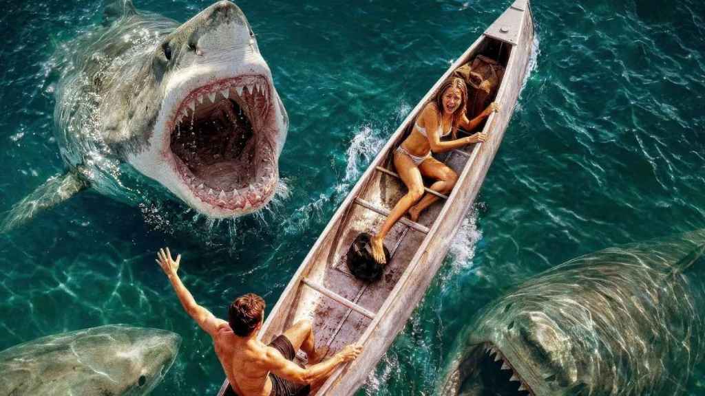 Shark Frenzy Horror Movie Trailer Sees a Family Vacation Turn Into an Absolute Bloodbath image
