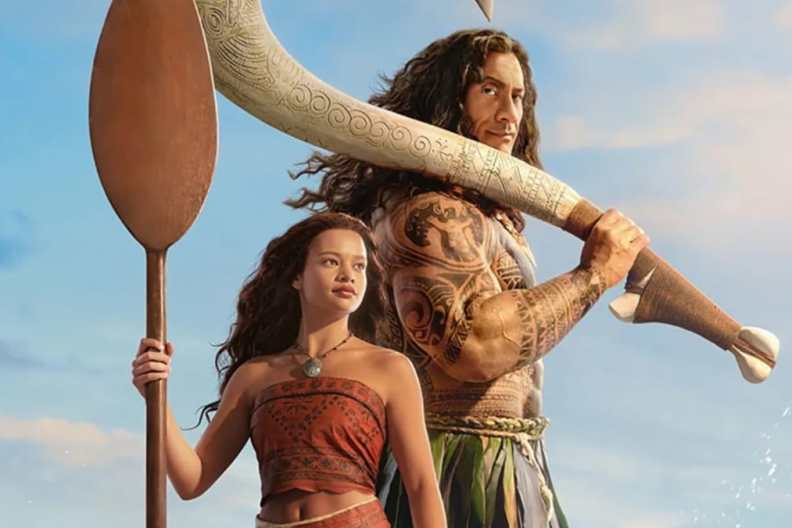 The poster for the live-action Moana.