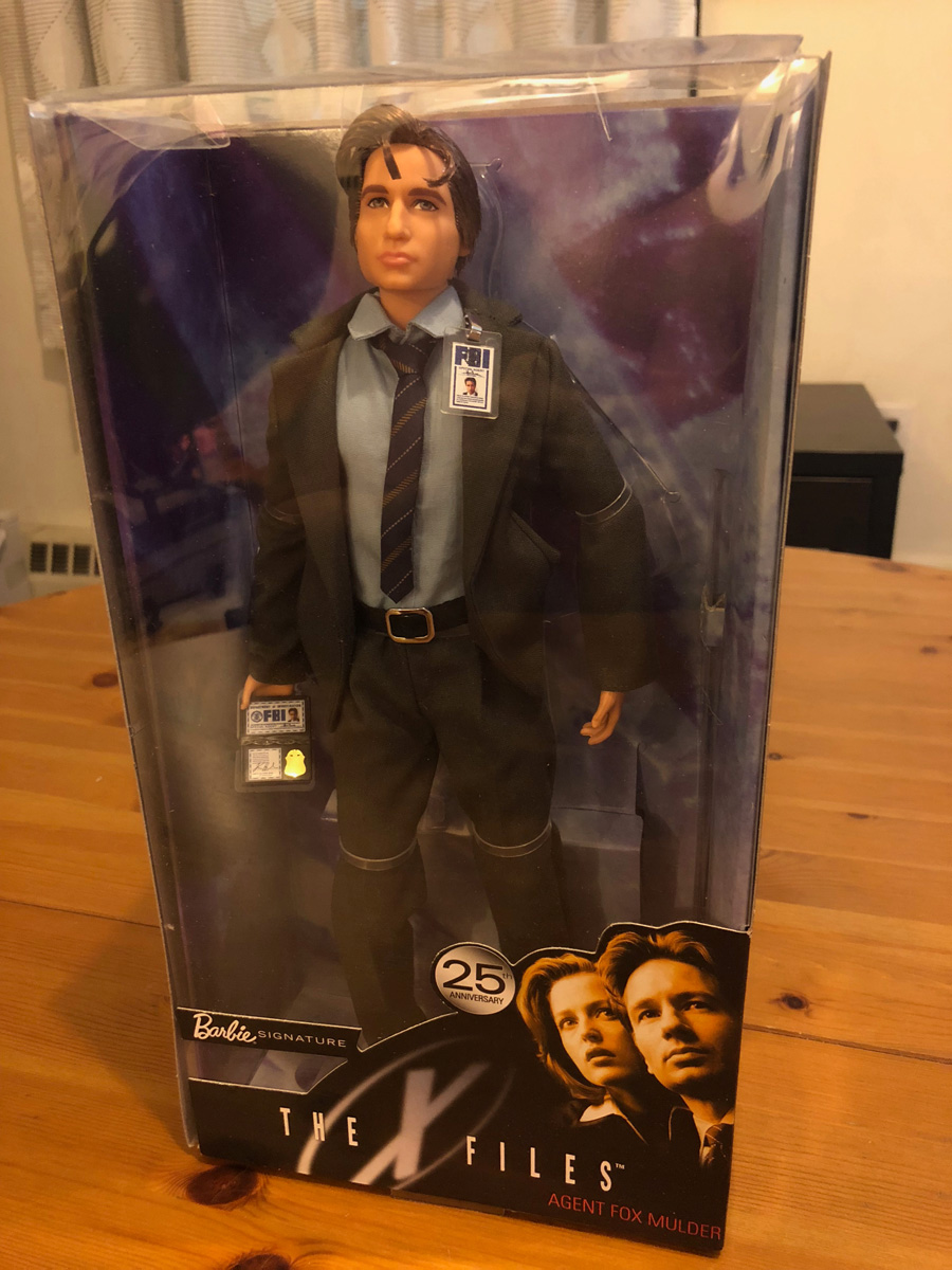 Barbie The X-Files Agent Mulder Doll