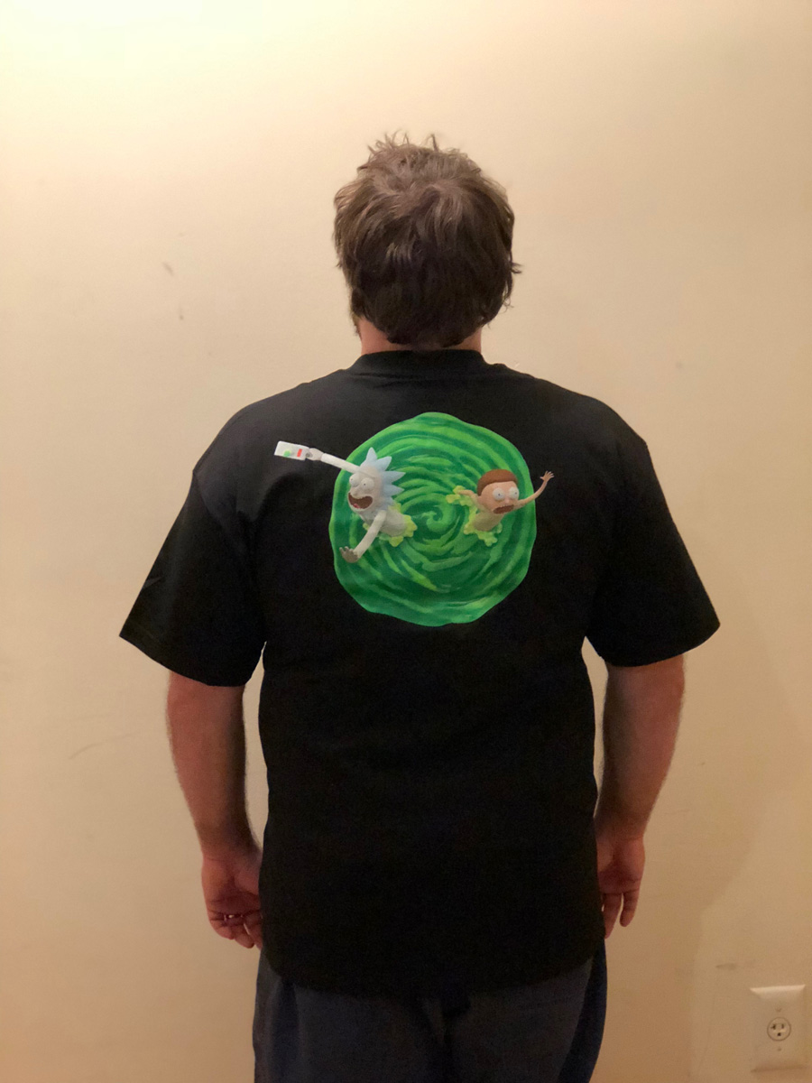 Primitive x Rick & Morty 3D (Black) T-Shirt
