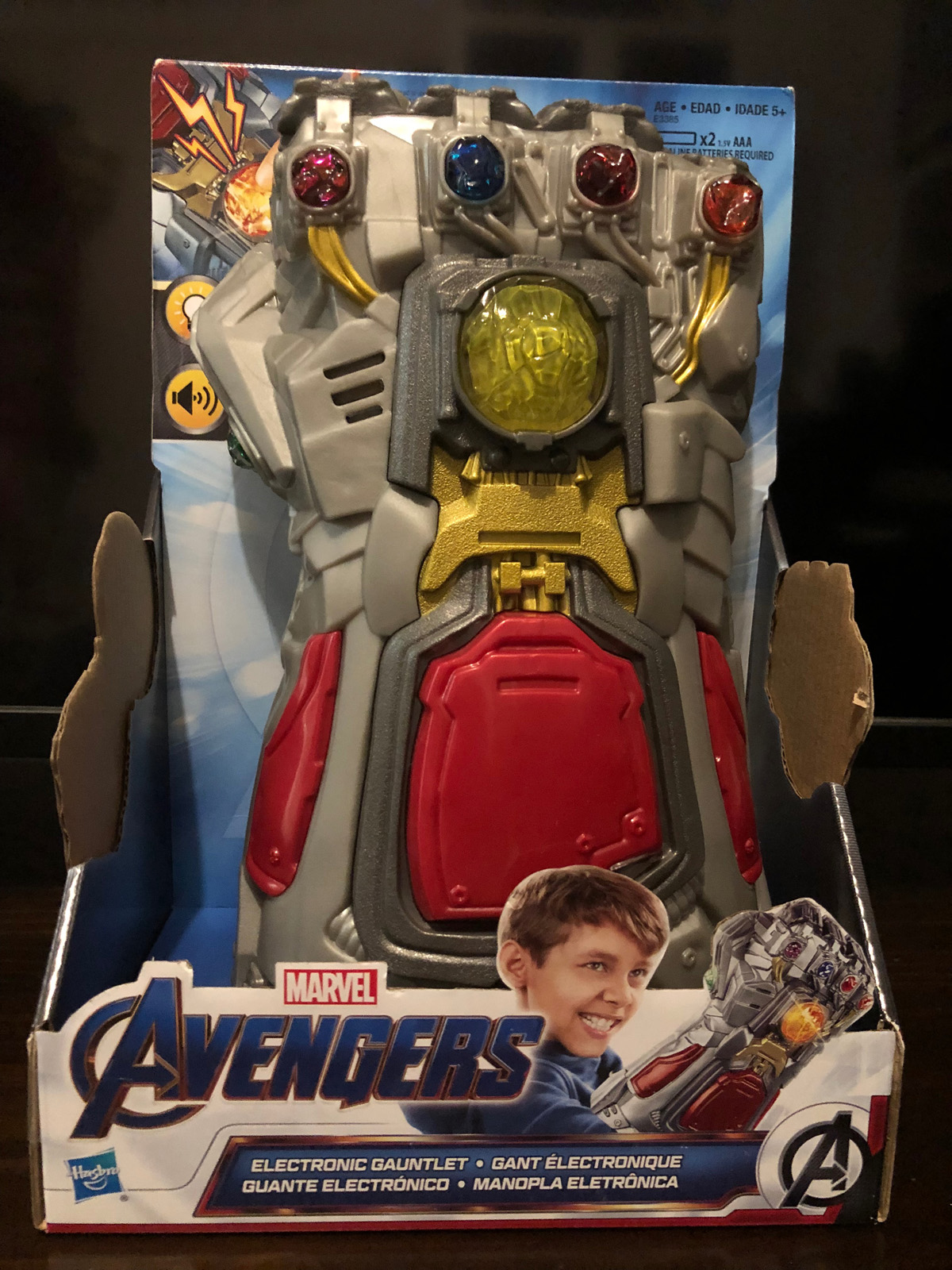 Endgame Red Infinity Gauntlet Electronic Fist