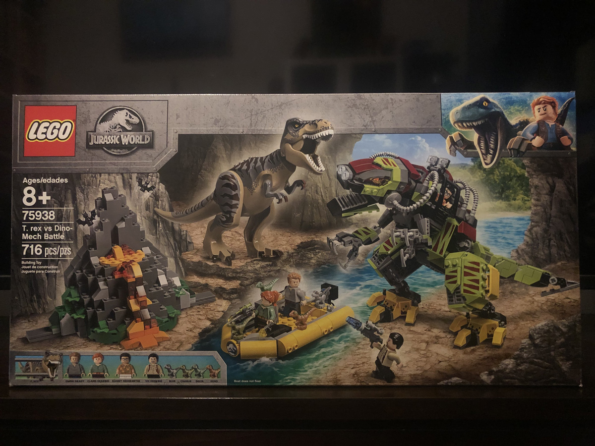 LEGO Jurassic World T. Rex vs Dino-Mech Battle