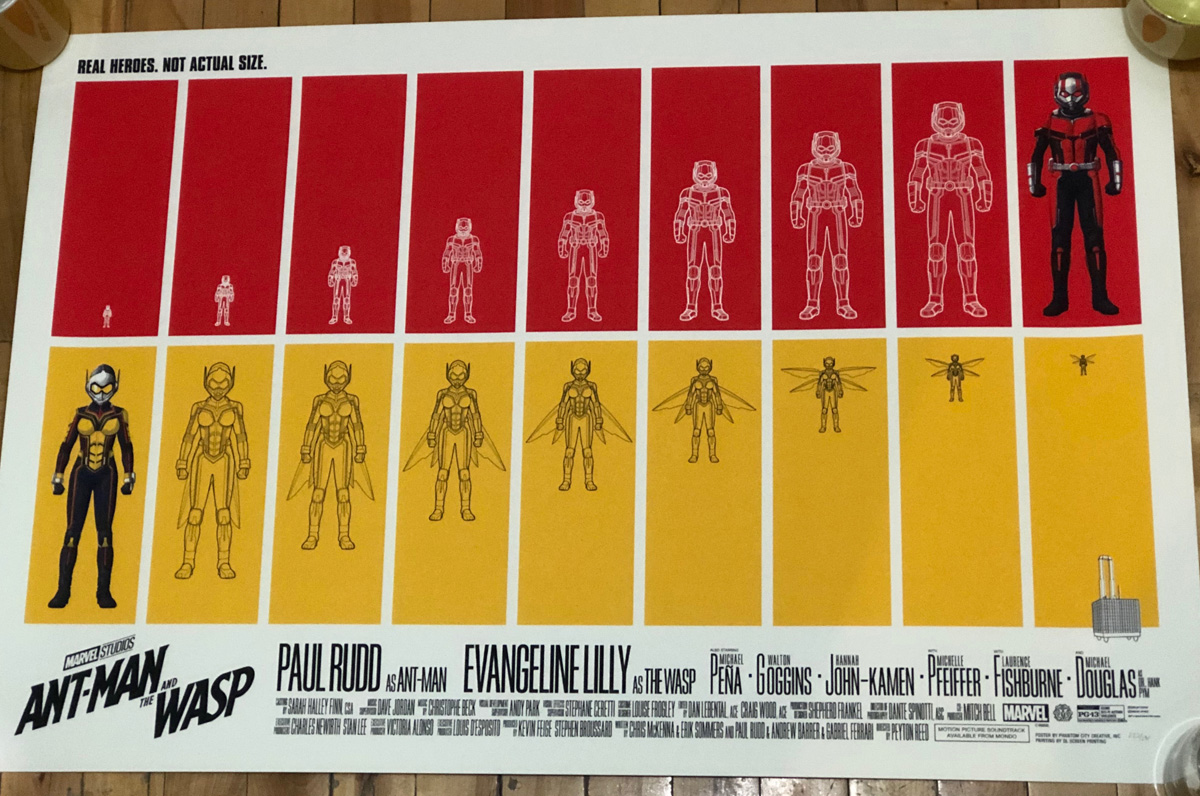 Ant-Man and the Wasp Screenprinted Poster