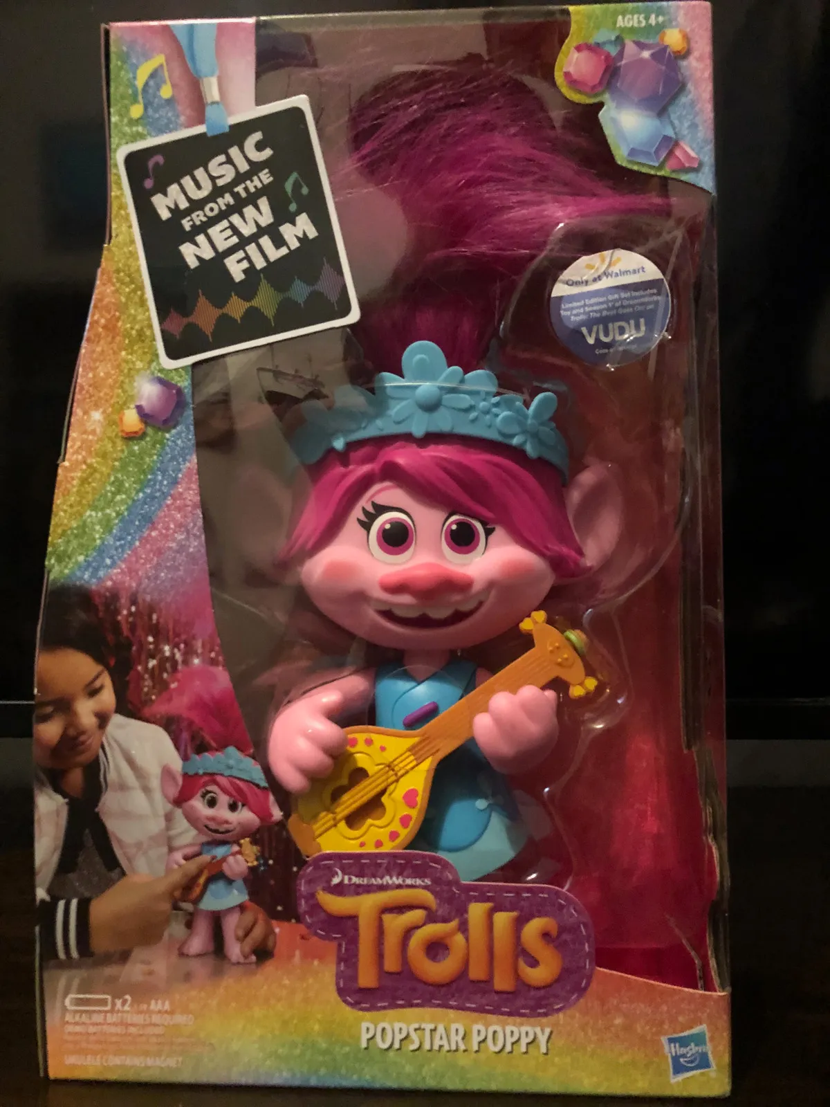 DreamWorks Trolls Popstar Poppy Singing Doll