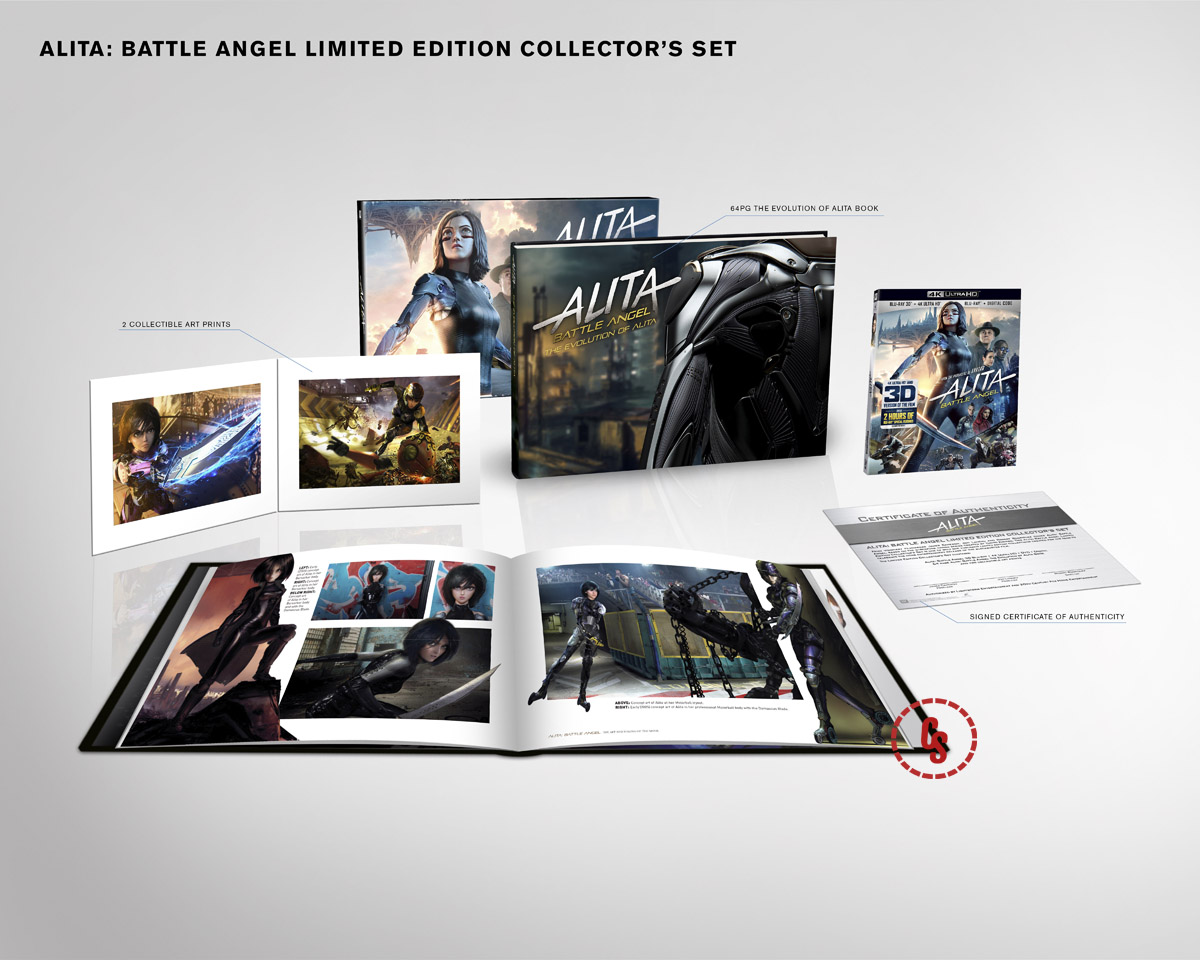 Alita: Battle Angel Limited Edition Collector’s Book Set