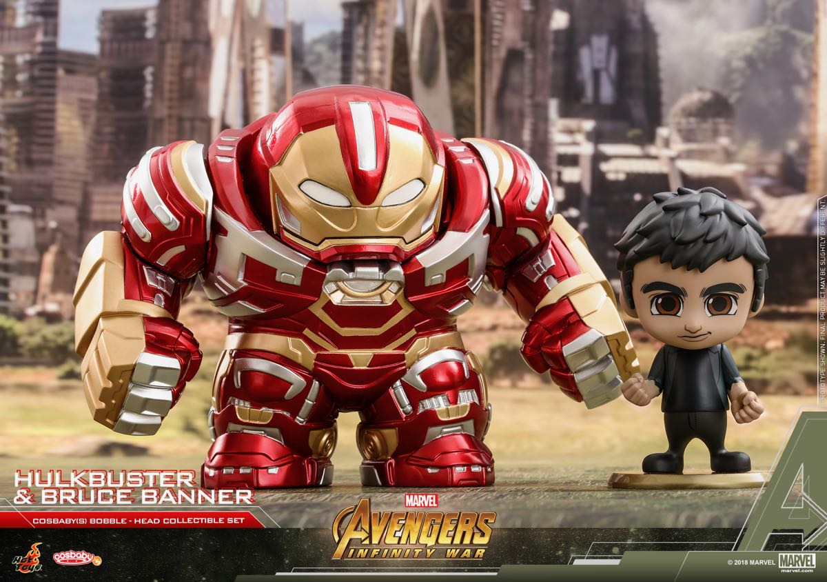 Hot Toys Aiw Hulkbuster Bruce Banner Cosbaby S Collectible Set_pr1
