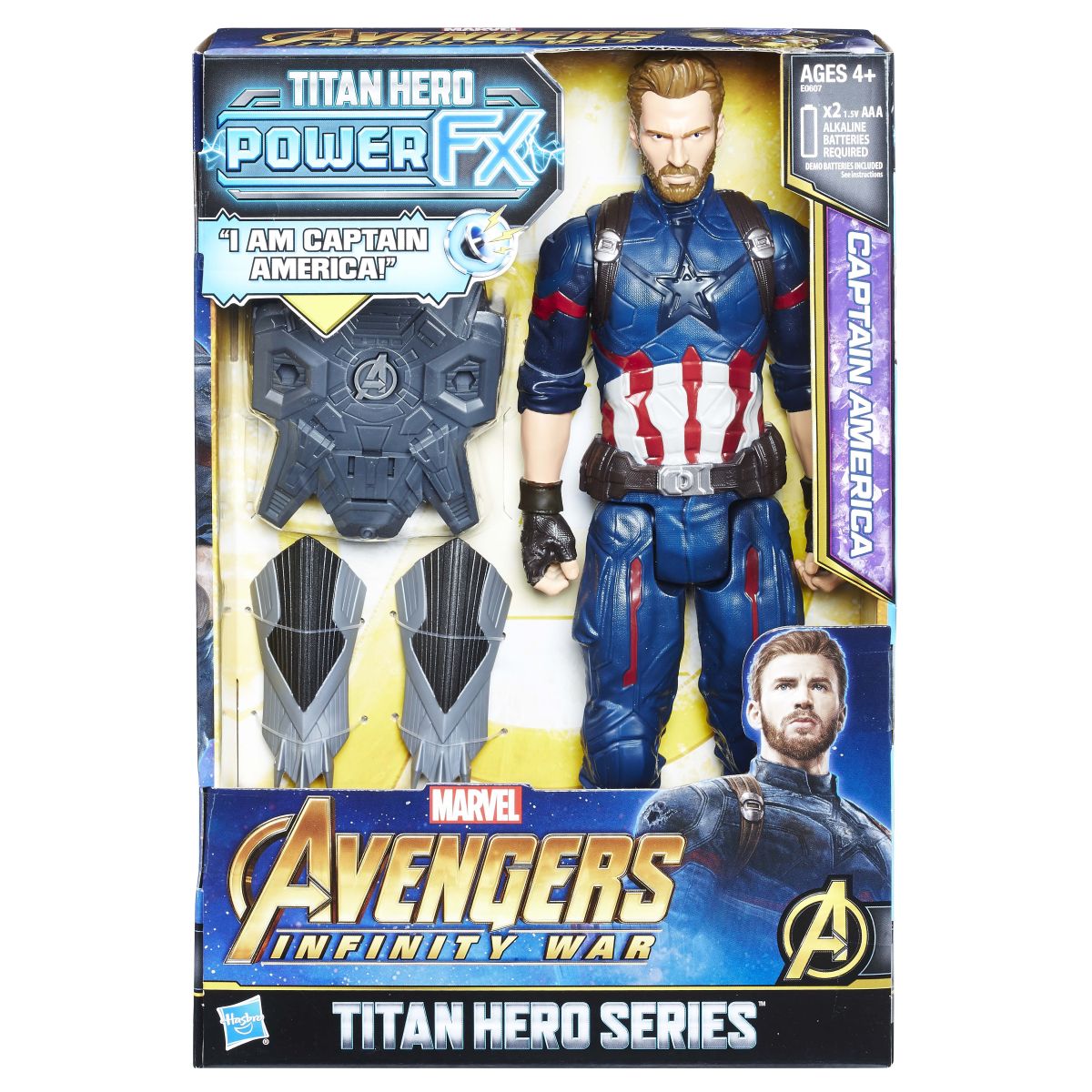 Marvel Avengers Infinity War Titan Hero 12 Inch Power Fx Figures Captain America In Pkg