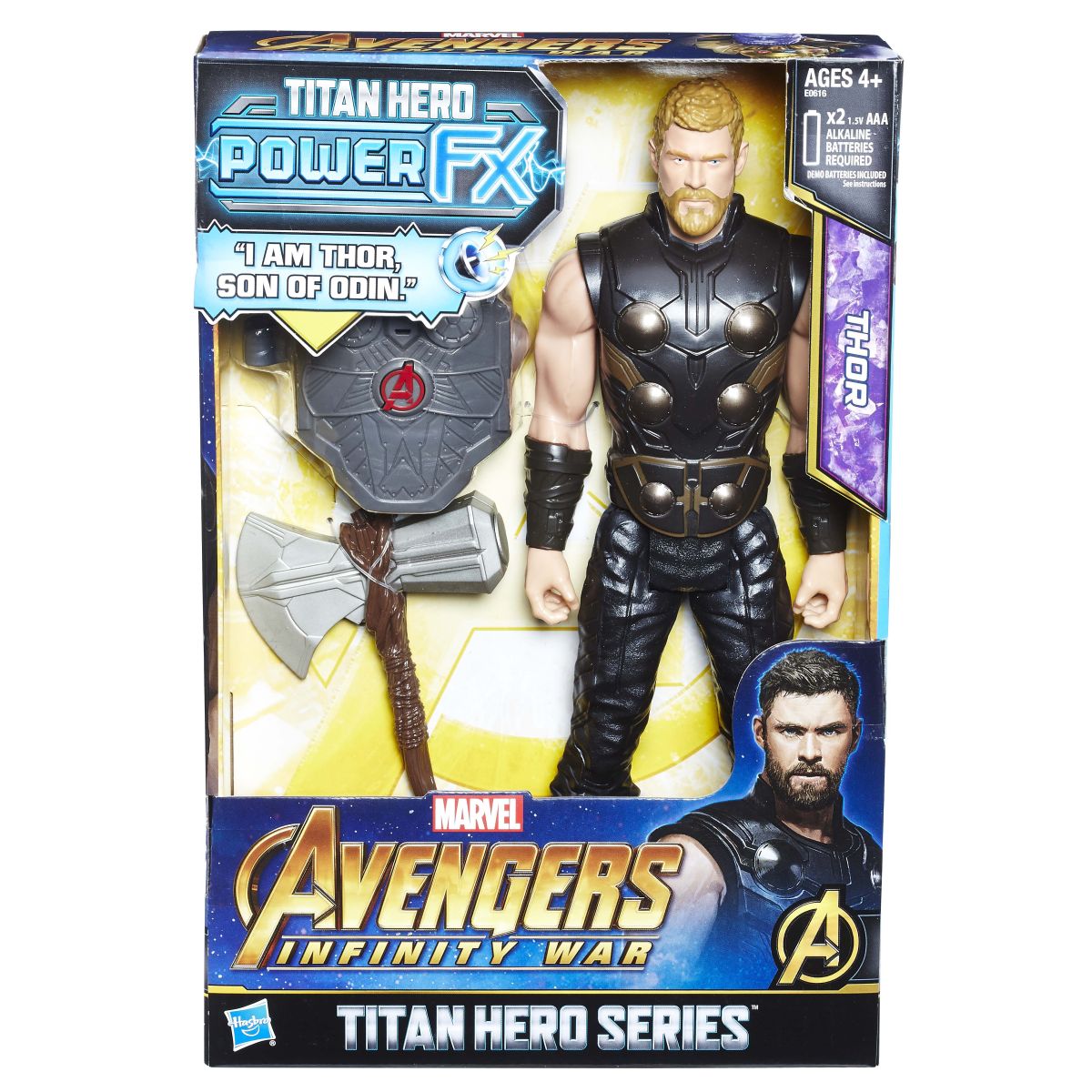 Marvel Avengers Infinity War Titan Hero 12 Inch Power Fx Figures Thor In Pkg