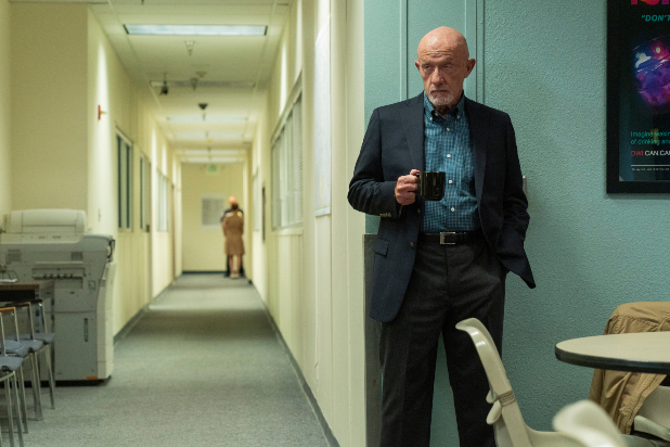 Jonathan Banks as Mike Ehrmantraut - Better Call Saul _ Season 5 - Photo Credit: Greg Lewis/AMC/Sony Pictures Television