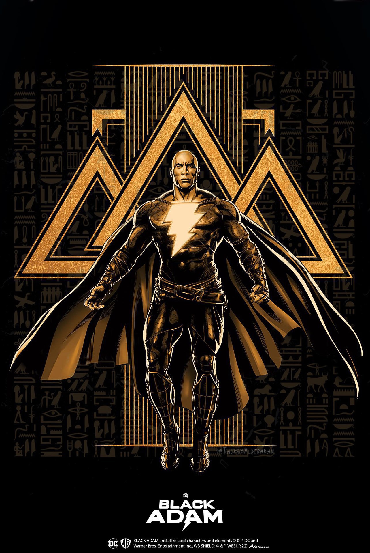 novos cartazes do filme Black Adam, aparentemente amanhã sai trailer novo :  r/jovemnerd