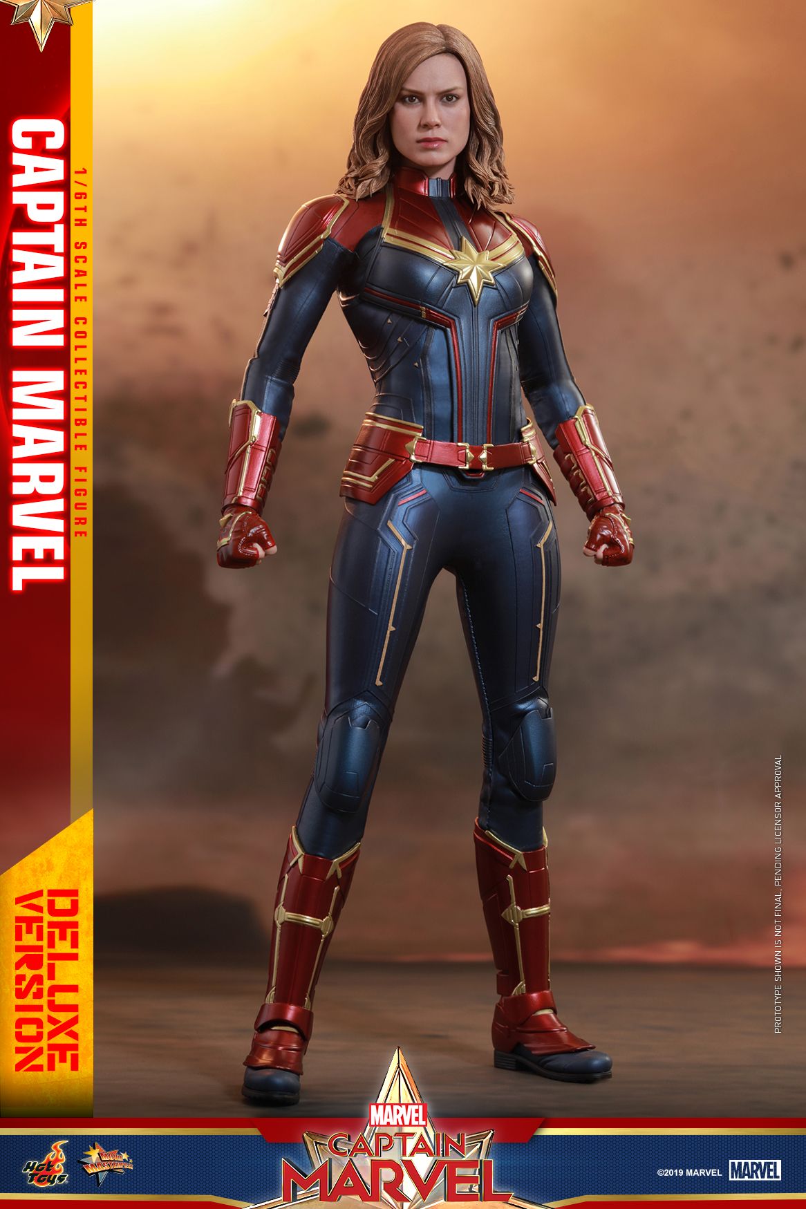 Hot Toys Captain Marvel Captain Marvel Collectible Figure Deluxe_pr4
