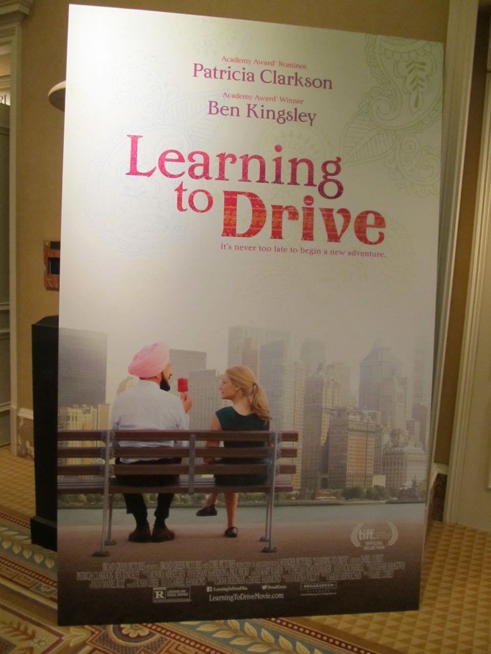 Learning to Drive poster CinemaCon