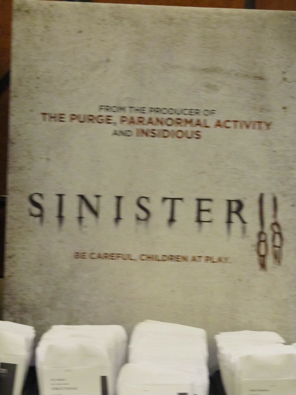 Sinister II Poster CinemaCon
